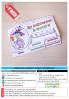 Vista previa - Unidades / Secuencias / Situaciones de Aprendizaje - My Halloween creature Flipbook - página 1