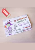Vista previa - Unidades / Secuencias / Situaciones de Aprendizaje - My Halloween creature Flipbook - Portada