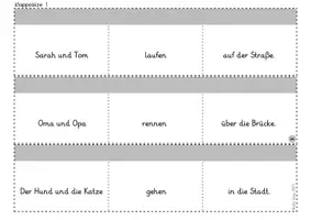 Vorschau - Arbeitsblätter - Klappsätze im DaZ-Unterricht basteln (DaZ/DaF) - Seite 1