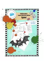 Vorschau - Spiele - Halloween Lese-Würfelsätze für deinen Englischunterricht - Deckblatt