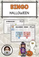 Vorschau - Arbeitsblätter - Bingo: Halloween (Französisch) - Deckblatt