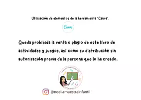 Vista previa - Hojas de trabajo - LIBRITO MANIPULATIVO DE ACTIVIDADES Y JUEGOS - página 1