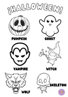 Vista previa - Juegos / Gamificación - Bits de vocabulario en inglés: Halloween - Portada