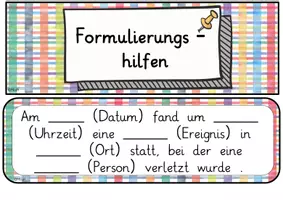 Vorschau - Präsentationen/Tafelbilder - Der Bericht - Tafelmaterial und Merkfächer - Seite 3