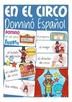 Vorschau - Spiele - Dominó En el circo Spanisch - Deckblatt
