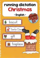 Vista previa - Hojas de trabajo - Running Dictation - Christmas (Inglés) - Portada