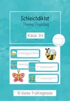 Vorschau - Stundenentwürfe - Materialpaket: Diktattraining - Frühling Kl. 3/4 - Seite 1