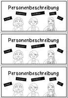 Vorschau - Arbeitsblätter - Personenbeschreibung Flipbook - Step by Step Gedächtnisstütze - Seite 2