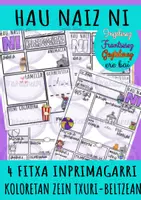 Vista previa - Hojas de trabajo - HAU NAIZ NI - EUSKARAZ - Elkar ezagutzarako - Portada