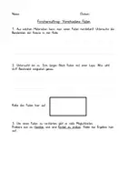Vorschau - Arbeitsblätter - Faden untersuchen - Deckblatt