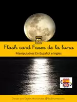 Vista previa - Juegos / Gamificación - Flashcard de las Fases de la Luna Ingles - Portada