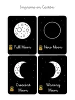 Vista previa - Juegos / Gamificación - Flashcard de las Fases de la Luna Ingles - página 3