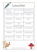 Vorschau - Unterrichtsreihen - (Herbst-) Diktatvorbereitung 4.Klasse - Seite 1