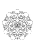 Vorschau - Mal- und Bastelvorlagen - 🎄 Advent und Weihnachten: 22 Ausmalbilder und Mandalas - Seite 1