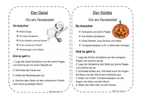 Vorschau - Mal- und Bastelvorlagen - Bastelideen zu Halloween - Seite 3