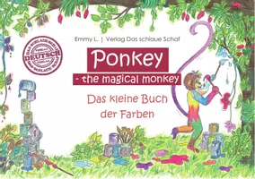 Vorschau - Spiele - Farbbuch: Ponkey, the magical monkey#edukiSale - Deckblatt