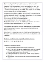 Vorschau - Stationenlernen - Lesekugelfisch 1 (schwarz-weiß) - Druckschrift - Seite 1