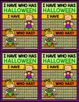 Vista previa - Juegos / Gamificación - I CAN PLAY Series I HAVE WHO HAS HALLOWEEN - página 1