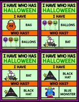 Vista previa - Juegos / Gamificación - I CAN PLAY Series I HAVE WHO HAS HALLOWEEN - página 2
