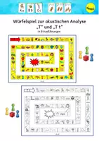 Vorschau - Stationenlernen - Würfelspiel zur akustischen Analyse "T" und "Tt" - Deckblatt