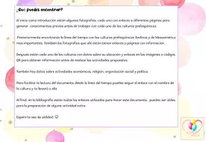 Vista previa - Unidades / Secuencias / Situaciones de Aprendizaje - LÍNEA DEL TIEMPO CULTURAS PREHISPÁNICAS LÁPIZ LILA - página 2