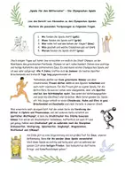 Vorschau - Arbeitsblätter - Olympische Spiele 3fach - Deckblatt