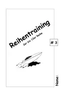 Vorschau - Arbeitsblätter - Reihentraining 2 bis 12, #3, mit Lösungen - Deckblatt