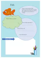 Vista previa - Hojas de trabajo - Hoja de trabajo: Descubre el mundo de los peces (inglés) - página 1