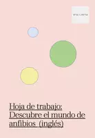 Vista previa - Hojas de trabajo - Hoja de trabajo: Descubre la clase de anfibios (inglés) - página 2