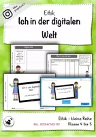 Vorschau - Unterrichtsreihen - Ethik - Ich in der digitalen Welt - Deckblatt