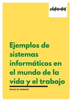 Vista previa - Hojas de trabajo - Beispiele der Bedeutung von Informatiksystemen in der Lebens- und Arbeitswelt (Alemán) - Hojas de trabajo - Portada
