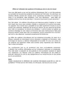 Vista previa - Hojas de trabajo - Efectos del uso de sistemas informáticos en la vida y el trabajo (Francés) - Hojas de trabajo - página 2