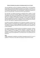 Vista previa - Hojas de trabajo - Efectos del uso de sistemas informáticos en la vida y el trabajo (Francés) - Hojas de trabajo - Portada