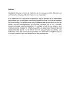 Vista previa - Hojas de trabajo - Tratamiento y uso de datos personales (Francés) - Hojas de trabajo - página 1