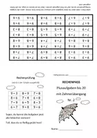 Vorschau - Arbeitsblätter - Titelblatt Kopfrechenpässe I - Seite 3