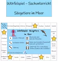 Vorschau - Spiele - Würfelspiel - SU - Säugetiere im Meer - Deckblatt