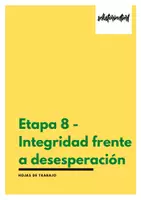 Vista previa - Hojas de trabajo - Etapa 8 - Integridad frente a desesperación (Francés) - Hojas de trabajo - Portada