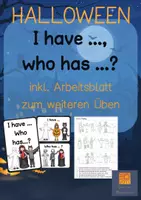 Vorschau - Spiele - I have Who has Halloween Englisch - Deckblatt