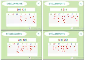 Vorschau - Spiele - Leseweg/Rechenweg Stellenwerte - Seite 2