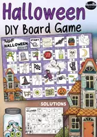 Vista previa - Juegos / Gamificación - Halloween - DIY Board Game for the ESL Classroom - Portada