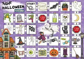 Vista previa - Juegos / Gamificación - Halloween - DIY Board Game for the ESL Classroom - página 2
