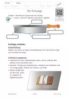Vorschau - Arbeitsblätter - Die Feinsäge - Werkzeugkunde - Seite 1