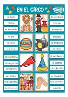 Vista previa - Tarjetas / Manipulativos - Clip Cards En el circo Español - página 3