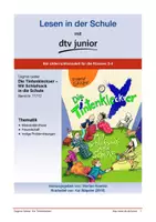 Vorschau - Stundenentwürfe - Unterrichtsmaterial zu ›Die Tintenkleckser‹ von Dagmar Geisler - Deckblatt