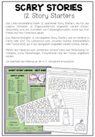 Vorschau - Arbeitsblätter - SCARY STORIES - 12 spannende Story Starters für den Englischunterricht - Seite 1
