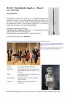 Vorschau - Merkblätter - BASIC Epochen (4) Klassik - Deckblatt