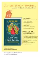 Vorschau - Arbeitsblätter - Unterrichtsmaterial zu ›Lauf um dein Leben!‹ von Wolfgang Korn - Deckblatt