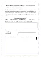 Vorschau - Lehrpläne/Lehrermaterial - Vorbereitung und Begleitung der Elternsprechtage - Deckblatt