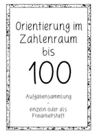 Vorschau - Arbeitsblätter - Orientierung im Zahlenraum bis 100 - Deckblatt