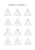 Vorschau - Arbeitsblätter - Einmaleins-Pyramiden , 3-fach differenziert + Lösungen - Seite 2